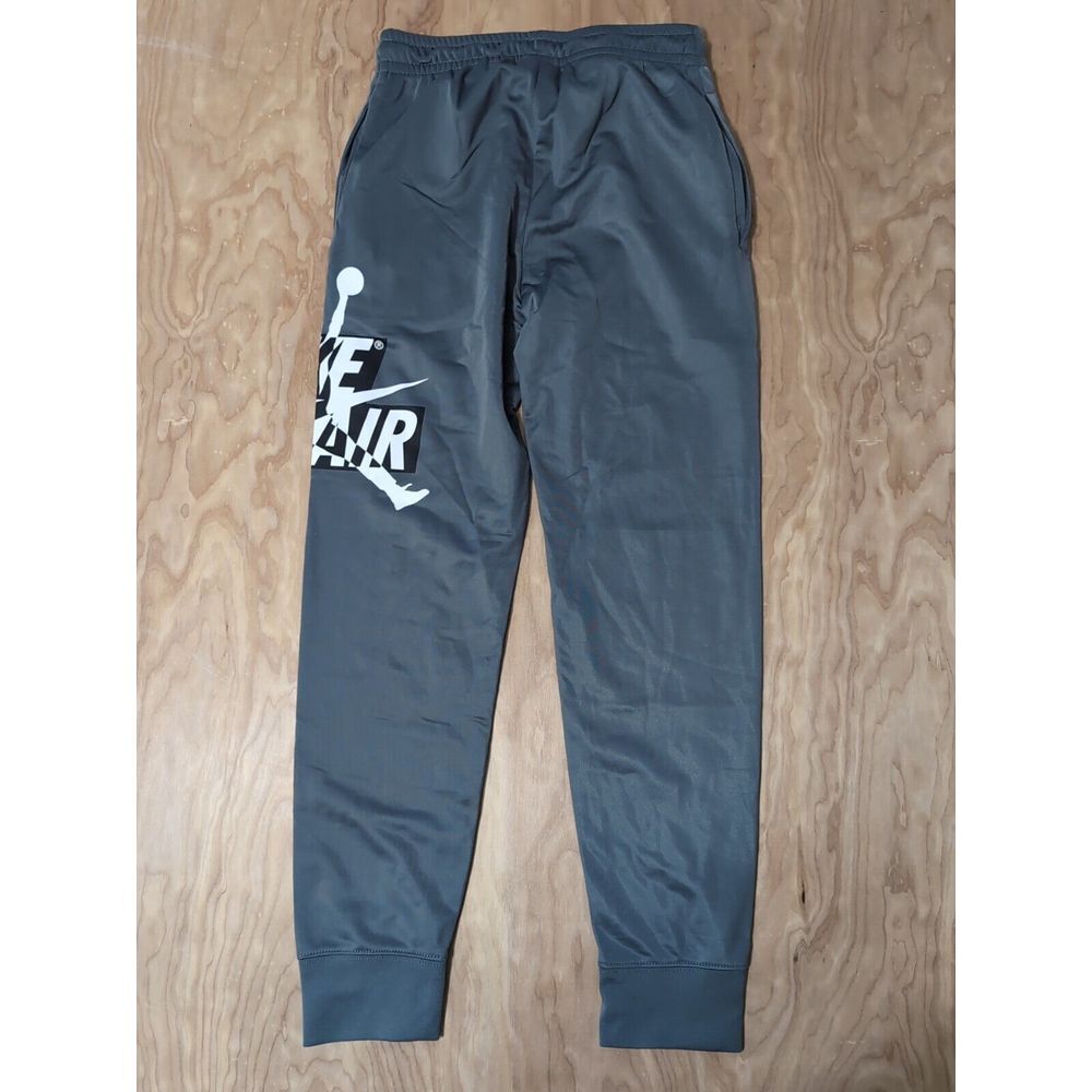 NEW Nike Jordan Jumpman Classic Logo Smoke Grey Sweatpants Boys Size M 24X25" - Picture 7 of 7